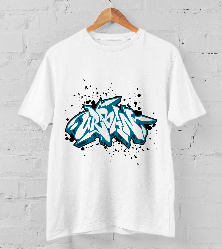 Urban Rebellious Personality Graffiti T-Shirt