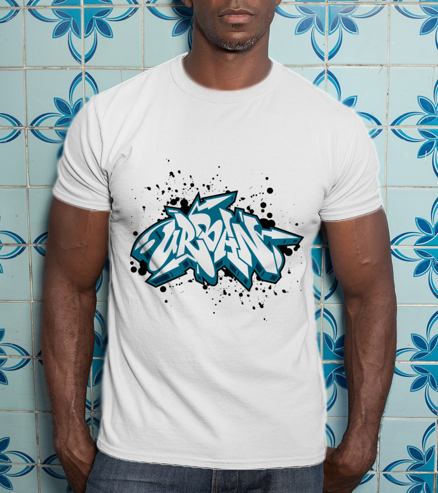 Urban Rebellious Personality Graffiti T-Shirt