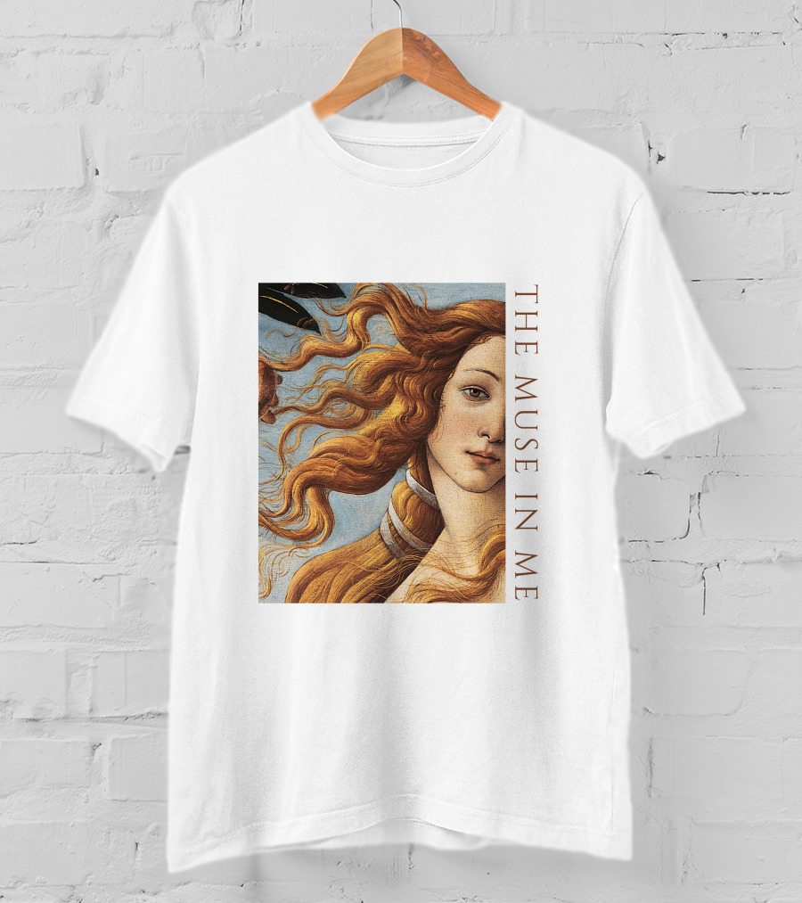 The Muse In Me Botticelli Venus T-Shirt