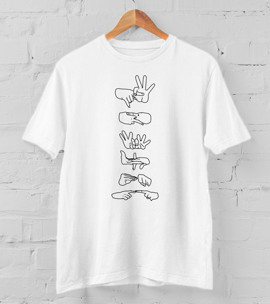 Shirts With Threatening Auras Ninjutsu Hand Signs Disturbingshirt T-Shirt