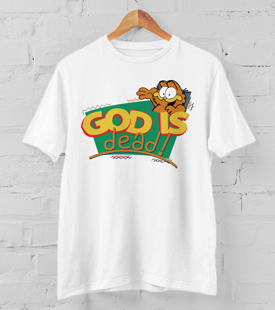 God Is Dead Garfield T-Shirt