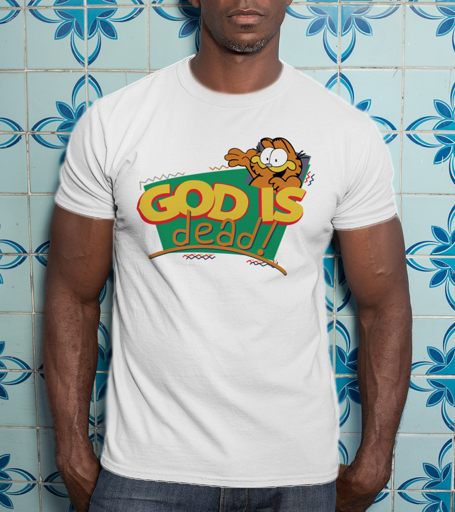 God Is Dead Garfield T-Shirt