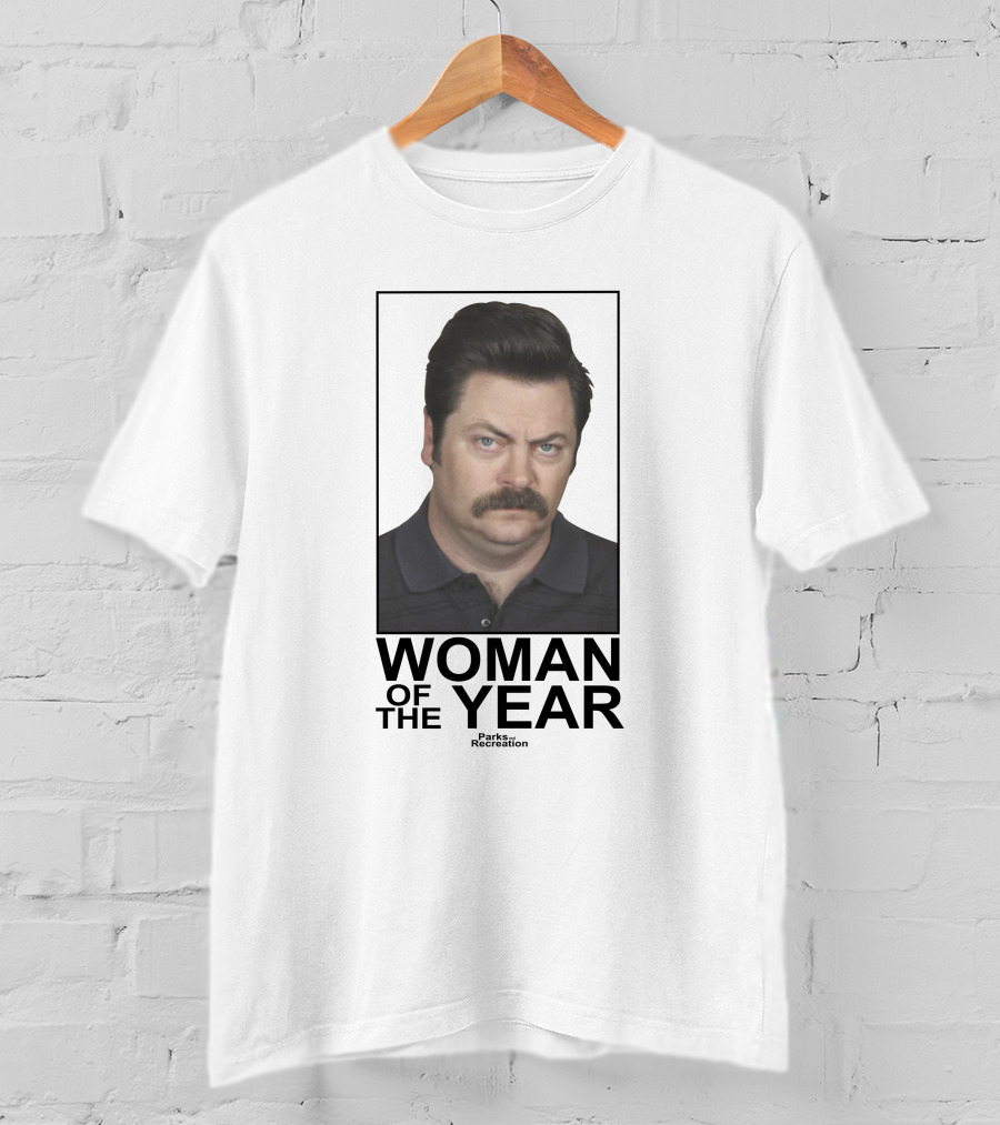 Ron Swanson Woman Of The Year Parks And Recreation T-Shirt