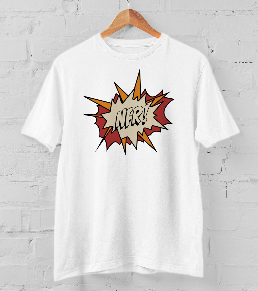 NFR Comic Book Style Explosive Burst T-Shirt