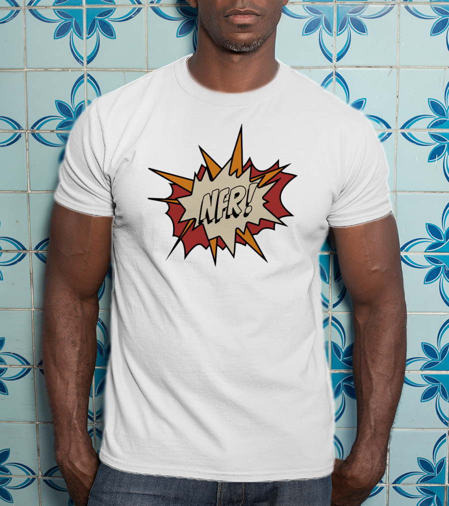 NFR Comic Book Style Explosive Burst T-Shirt