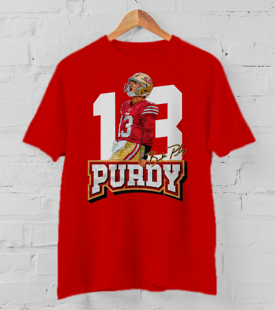 13 Brock Purdy Football Jersey San Francisco Player T-Shirt