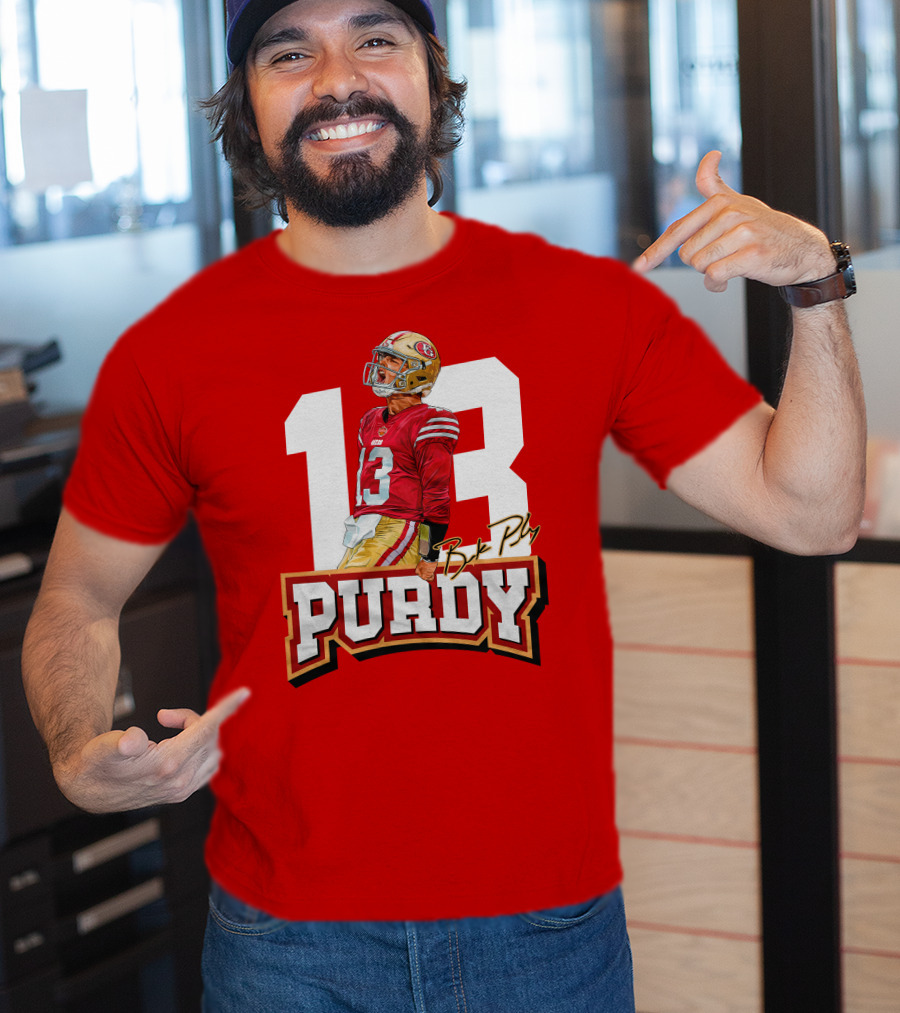 13 Brock Purdy Football Jersey San Francisco Player T-Shirt