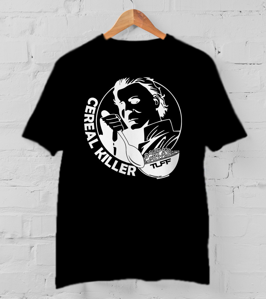 Cereal Killer Breakfast Humor Vintage T-Shirt
