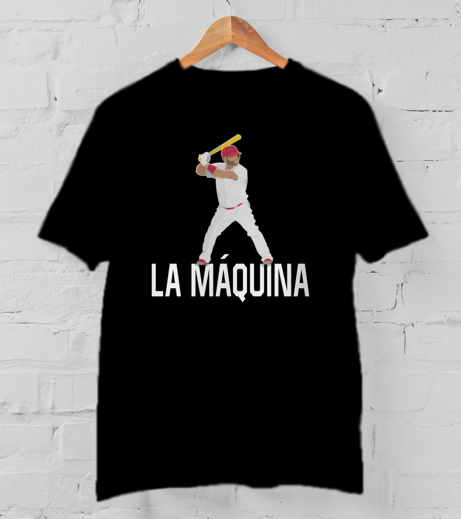 La Máquina Baseball Player With Bat Iconic Pose T-Shirt