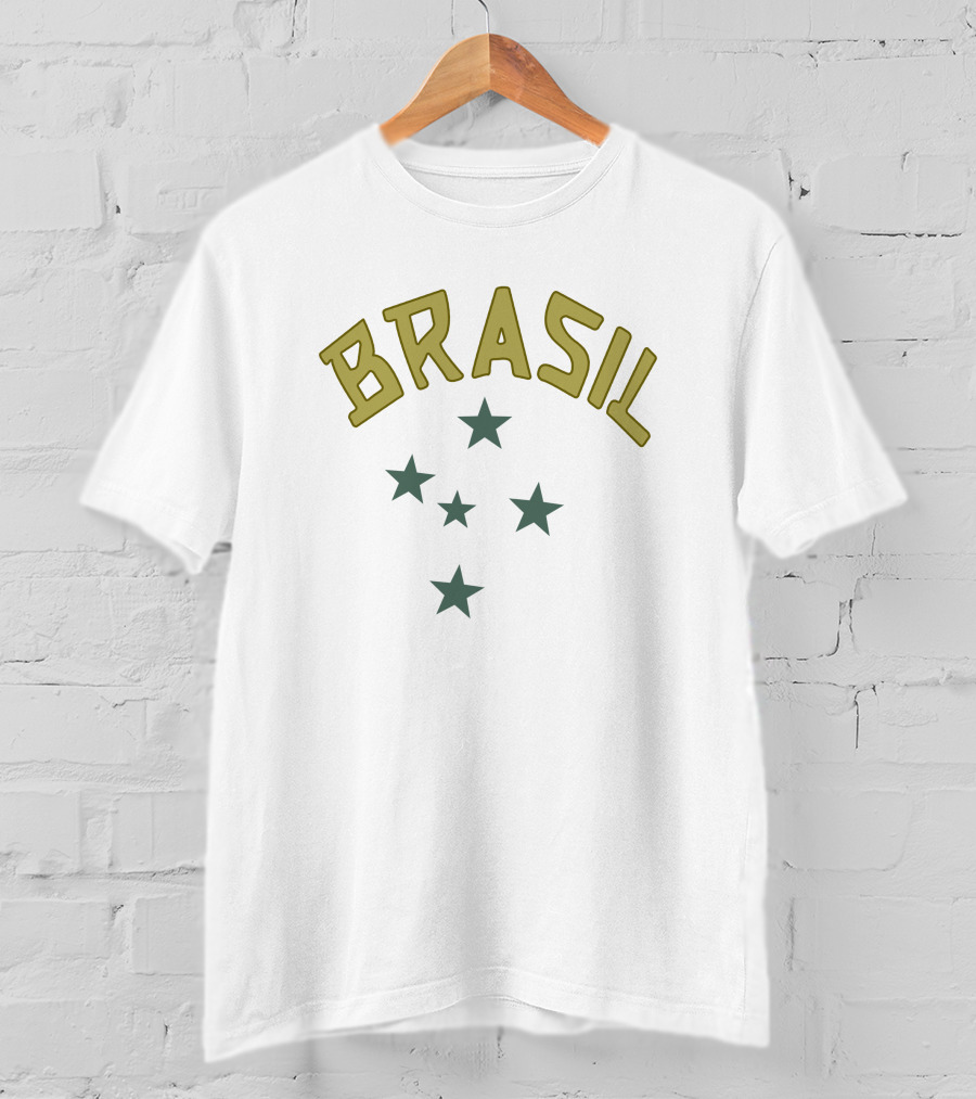 BRASIL Five Stars T-Shirt