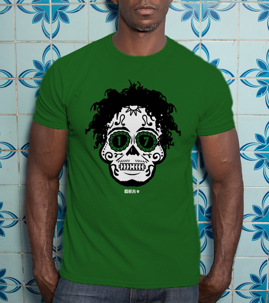 Garrett Wilson Sugar Skull 17 T-Shirt