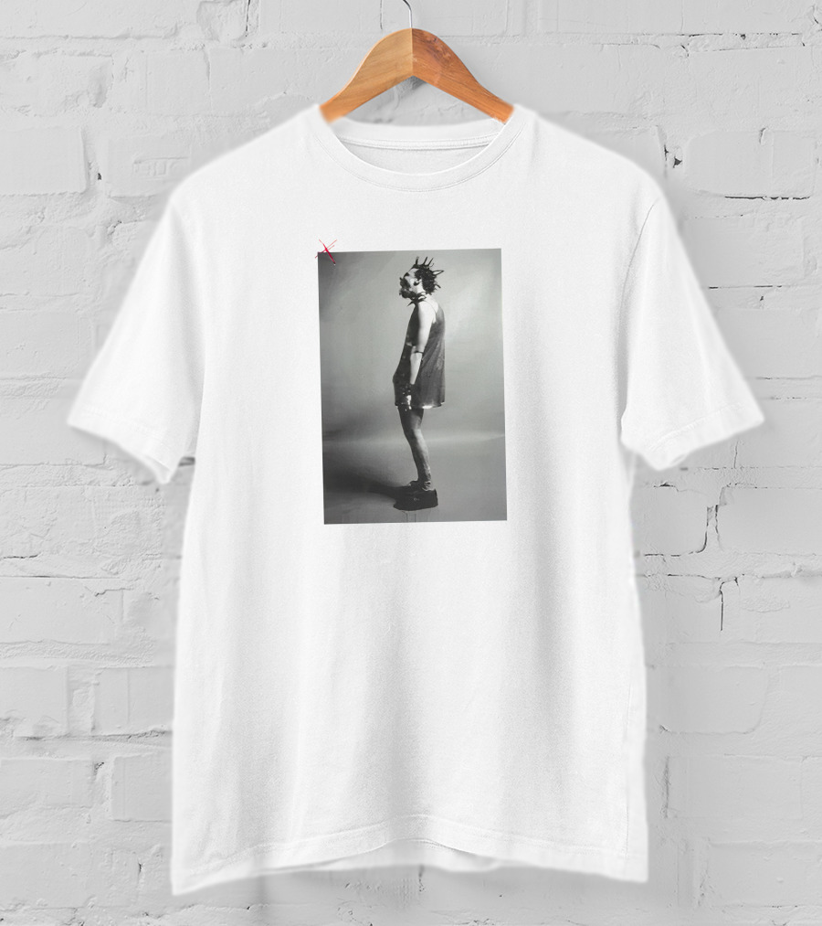 Yb Weird Edgy Black And White Punk Aesthetic T-Shirt