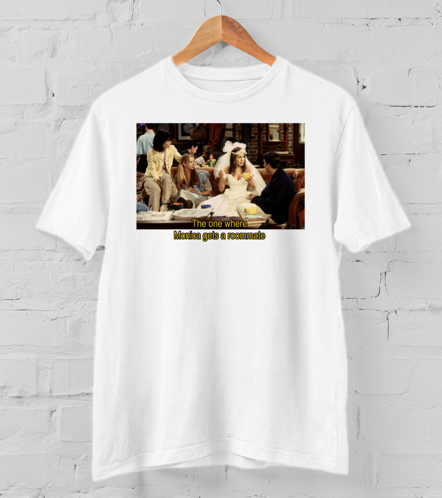 Friends The One Where Monica Gets A Roommate Wedding Dress Scene T-Shirt