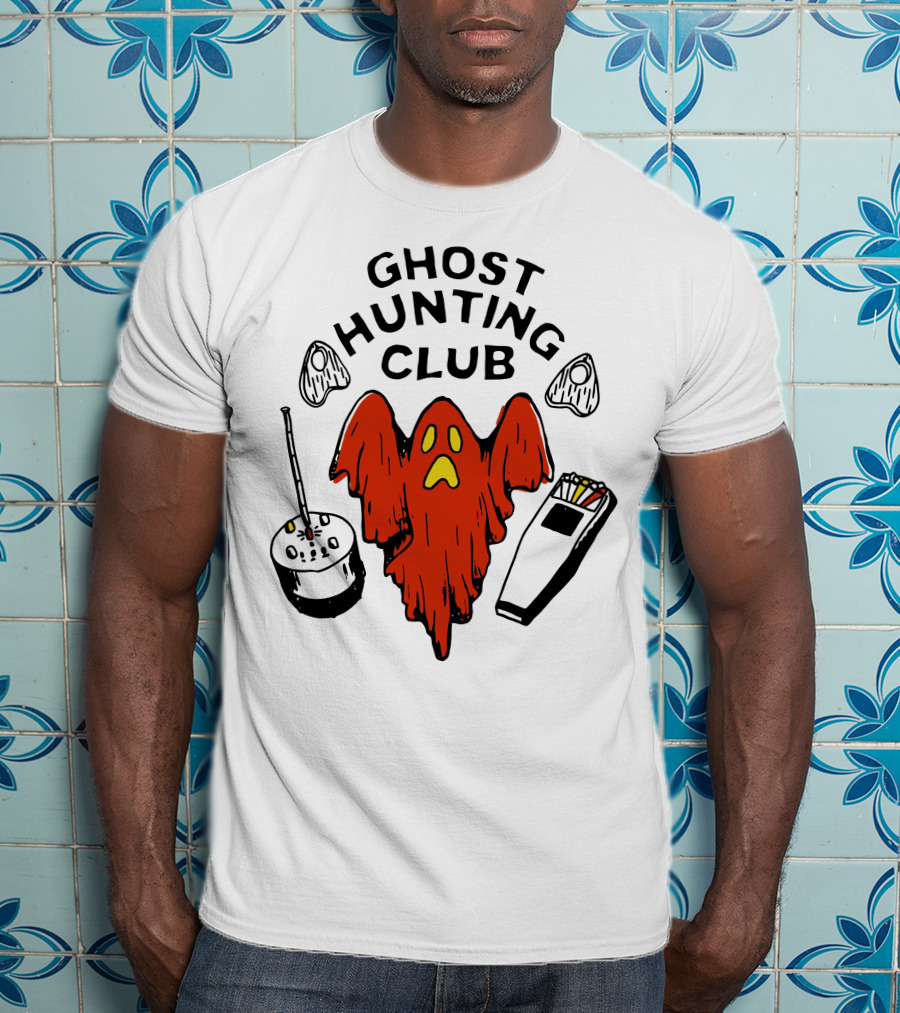 Ghost Hunting Club Palettes Ghost Detection Tools T-Shirt
