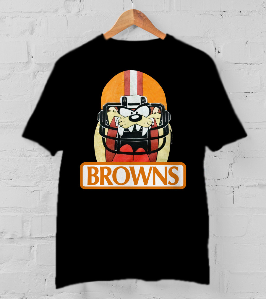 Browns Taz Football Helmet Jake Paul T-Shirt