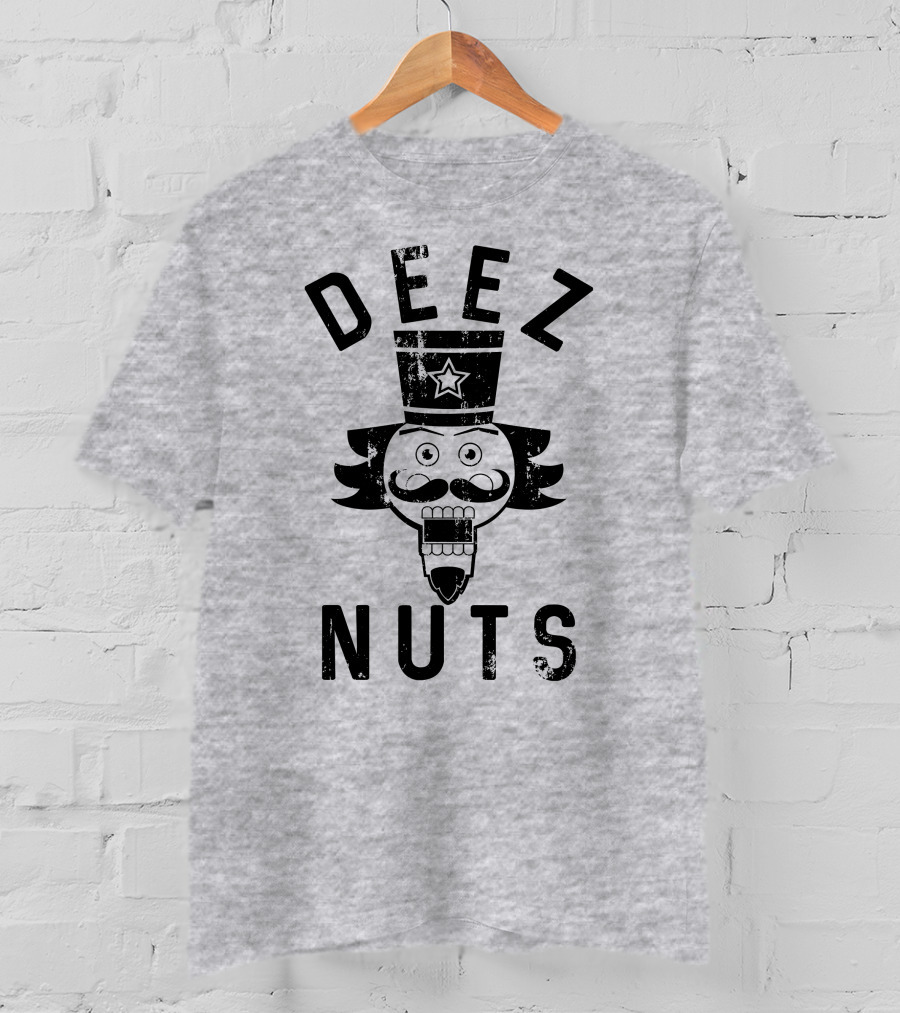 Deez Nuts Nutcracker Face Star Hat T-Shirt