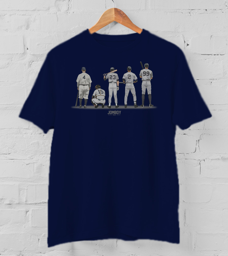 Jomboy Media The Captains Baseball Legends 4 15 23 2 99 T-Shirt