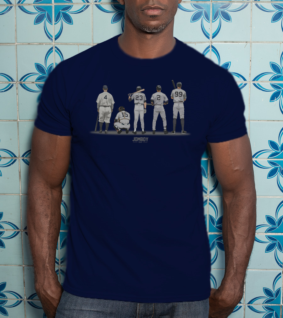 Jomboy Media The Captains Baseball Legends 4 15 23 2 99 T-Shirt