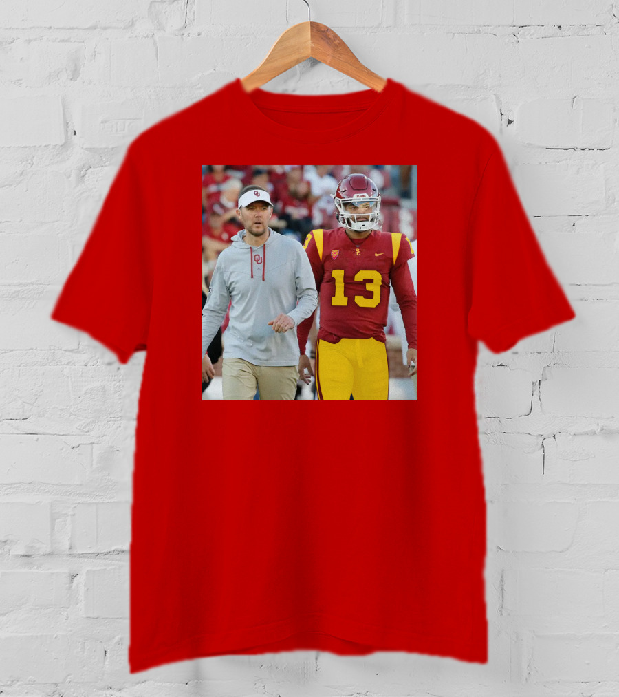 Lincoln Riley And Caleb Williams USC Football Collaboration T-Shirt