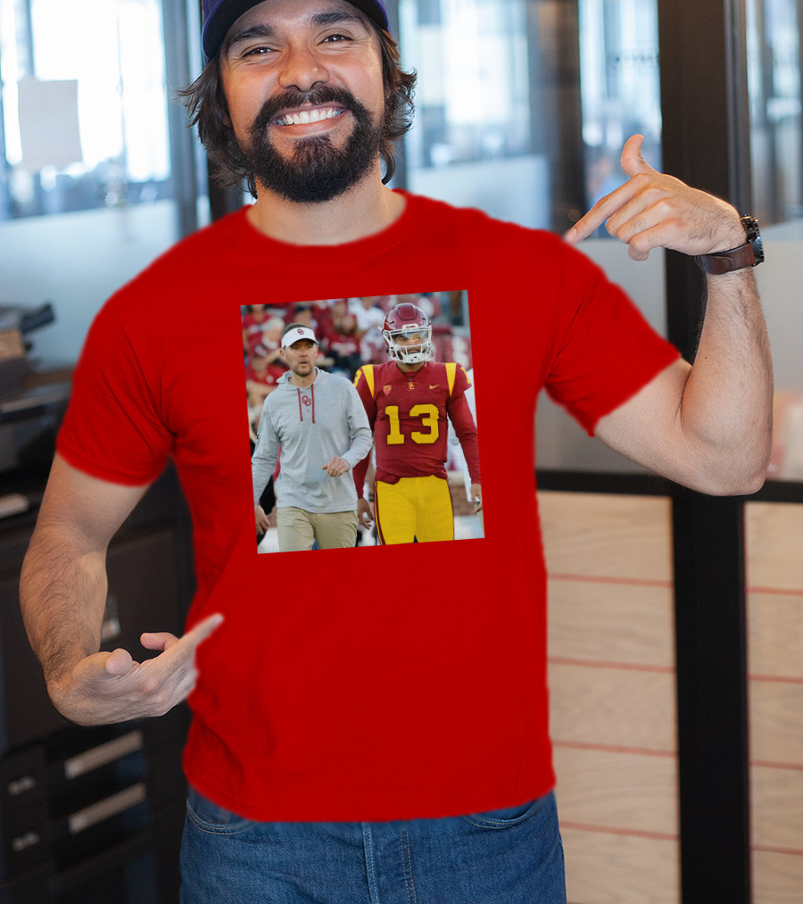 Lincoln Riley And Caleb Williams USC Football Collaboration T-Shirt