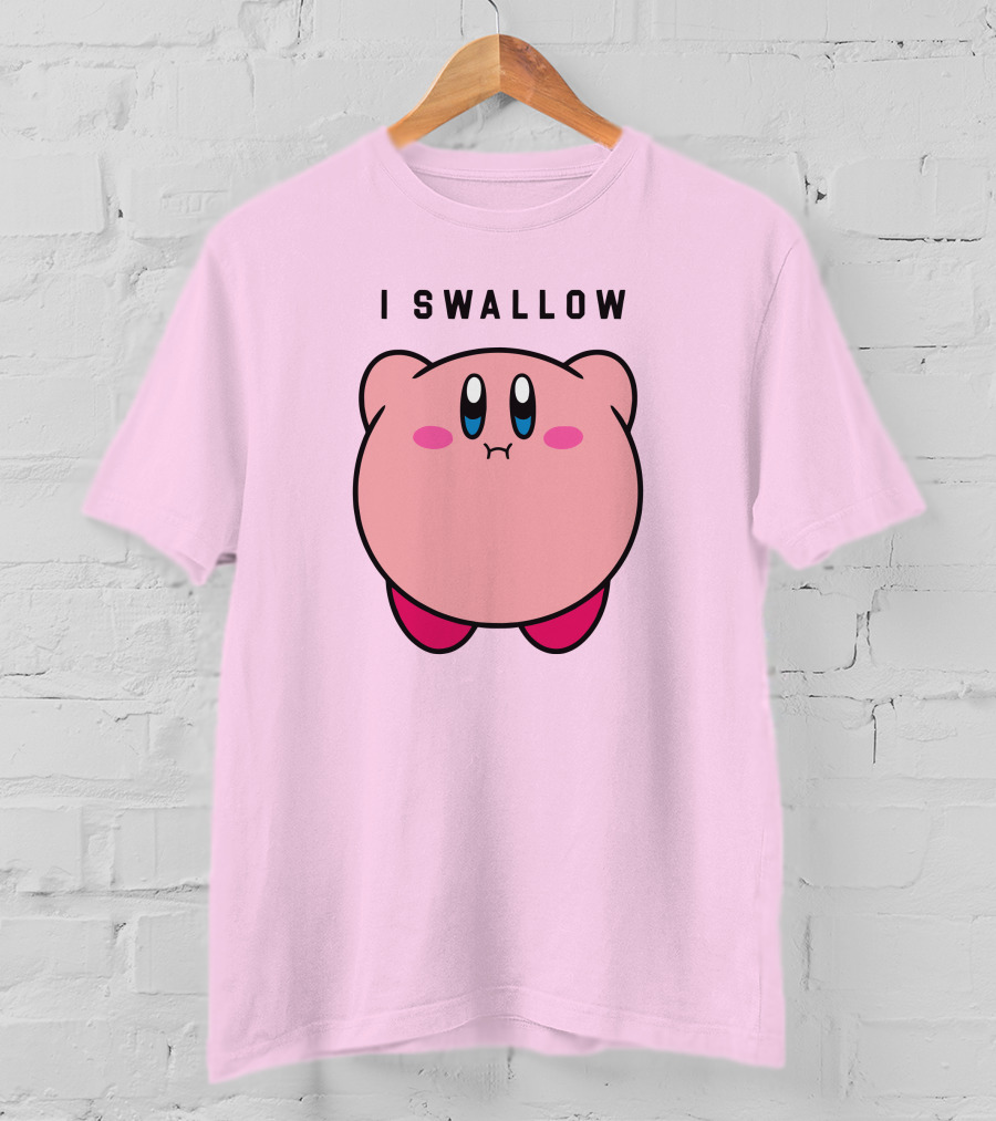 Kirby I Swallow Retro Gaming T-Shirt