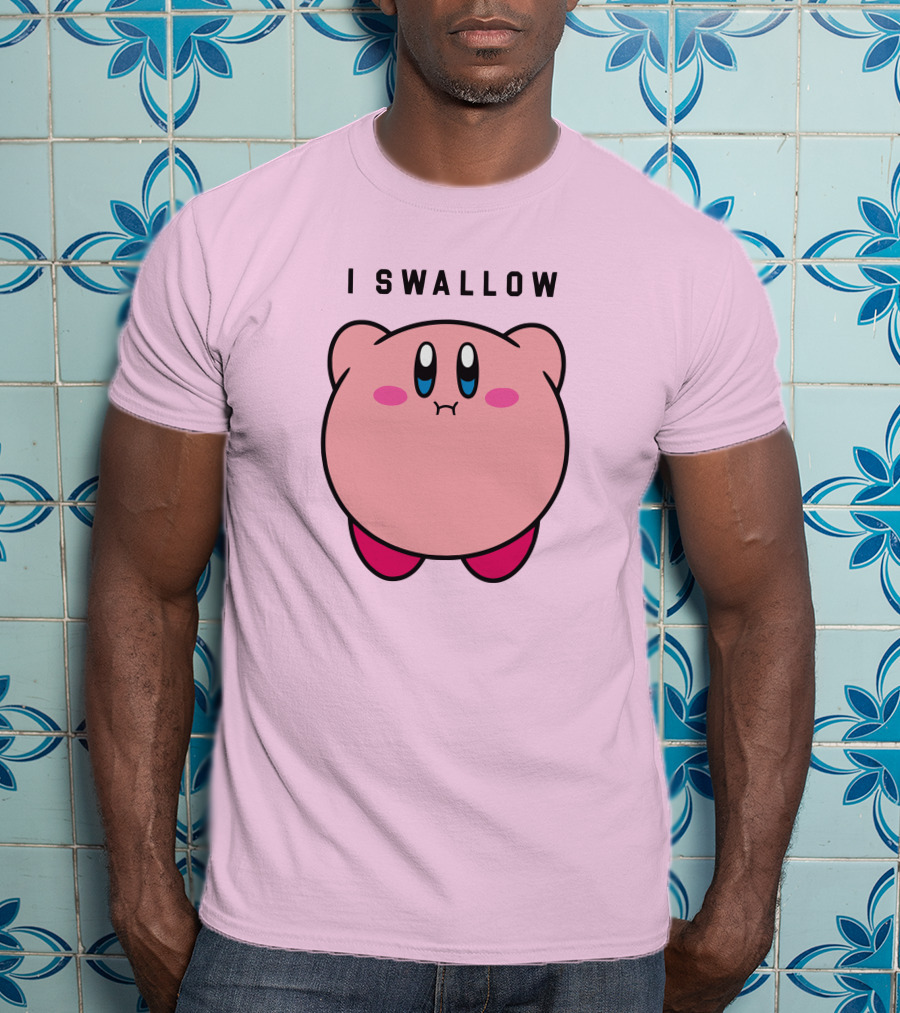 Kirby I Swallow Retro Gaming T-Shirt