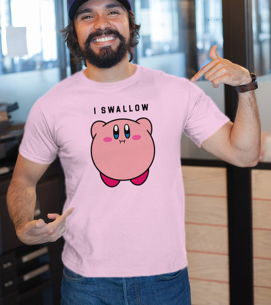 Kirby I Swallow Retro Gaming T-Shirt