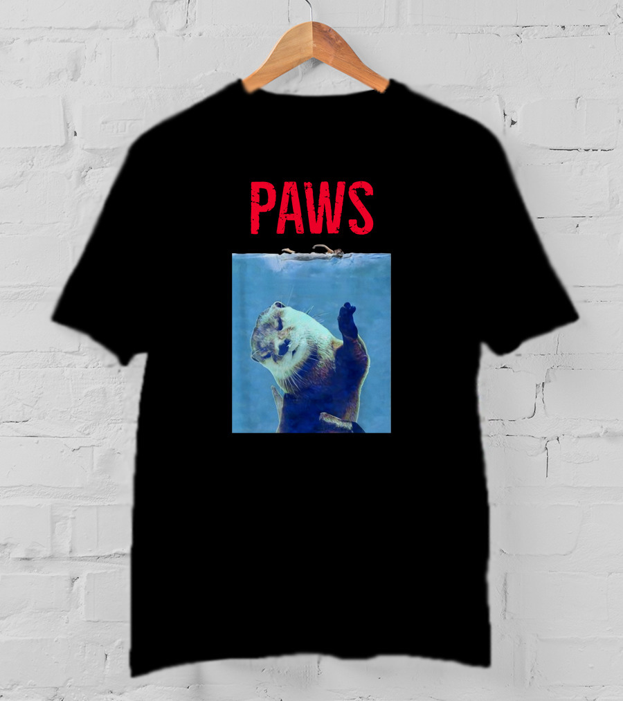 PAWS Funny Otter Jaws T-Shirt