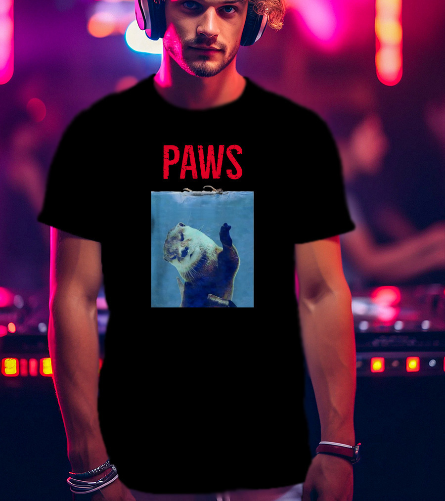 PAWS Funny Otter Jaws T-Shirt