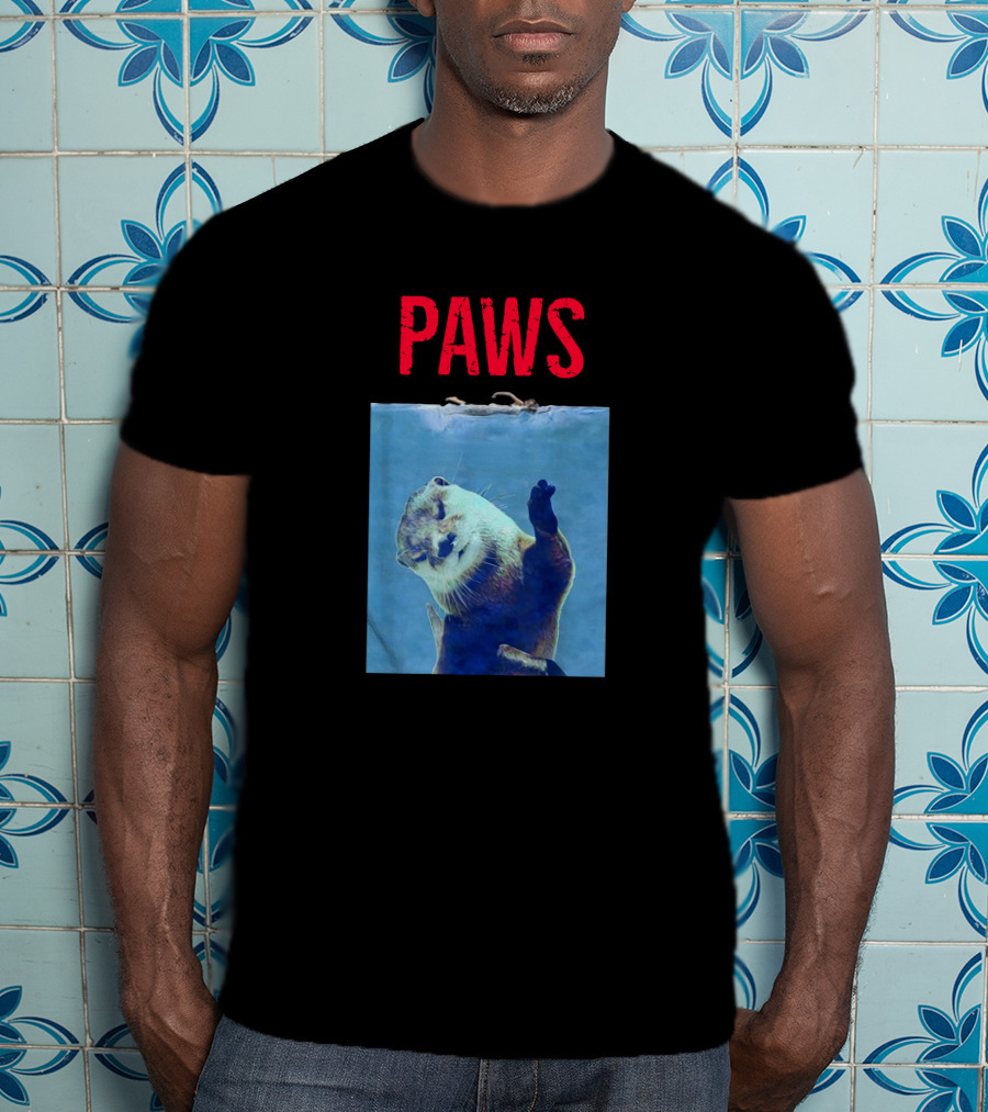 PAWS Funny Otter Jaws T-Shirt