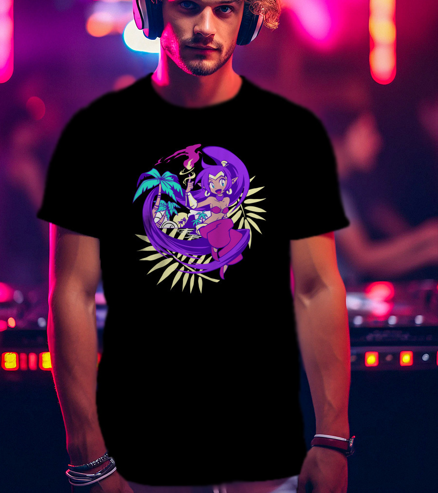Shantae Tropical Trickster Palm Magic Fusion T-Shirt