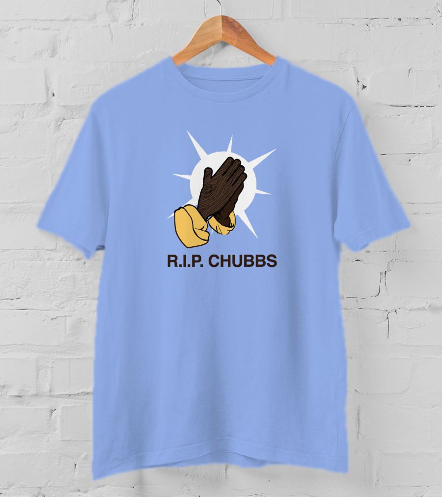 R.I.P. Chubbs Praying Hands T-Shirt
