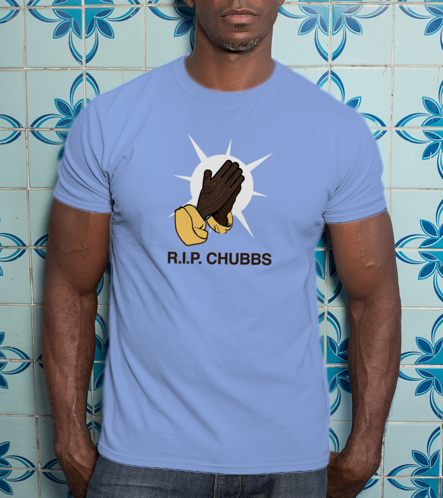 R.I.P. Chubbs Praying Hands T-Shirt