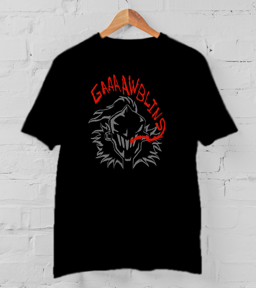 GAAAAAWBLINS Red Variant Knight Helmet With Spiked Armor T-Shirt