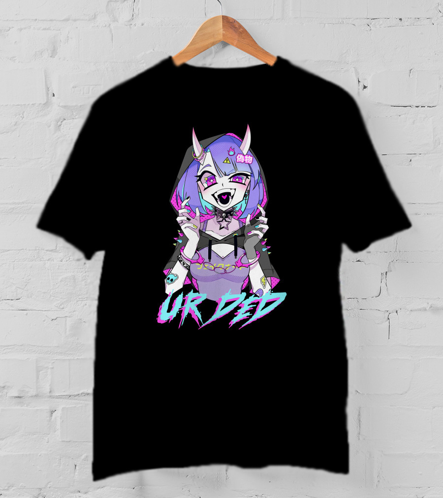 UR DED Kawaii Demon Anime Aesthetic T-Shirt