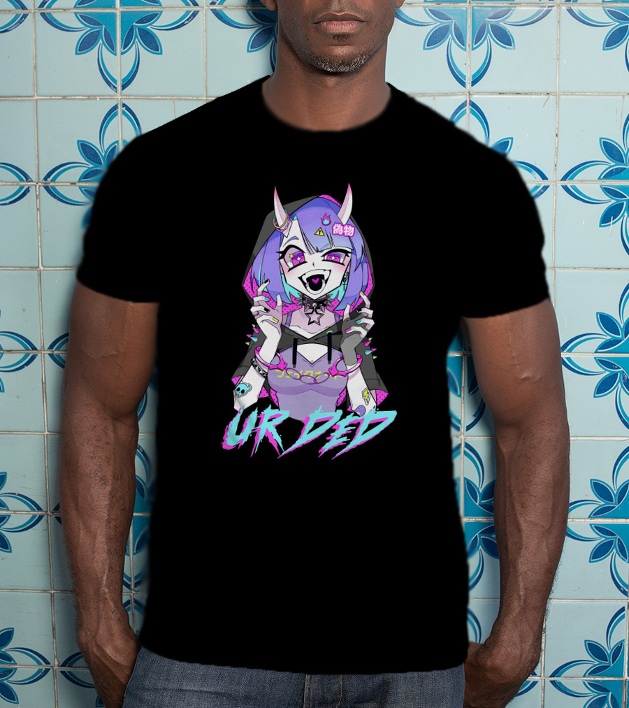 UR DED Kawaii Demon Anime Aesthetic T-Shirt