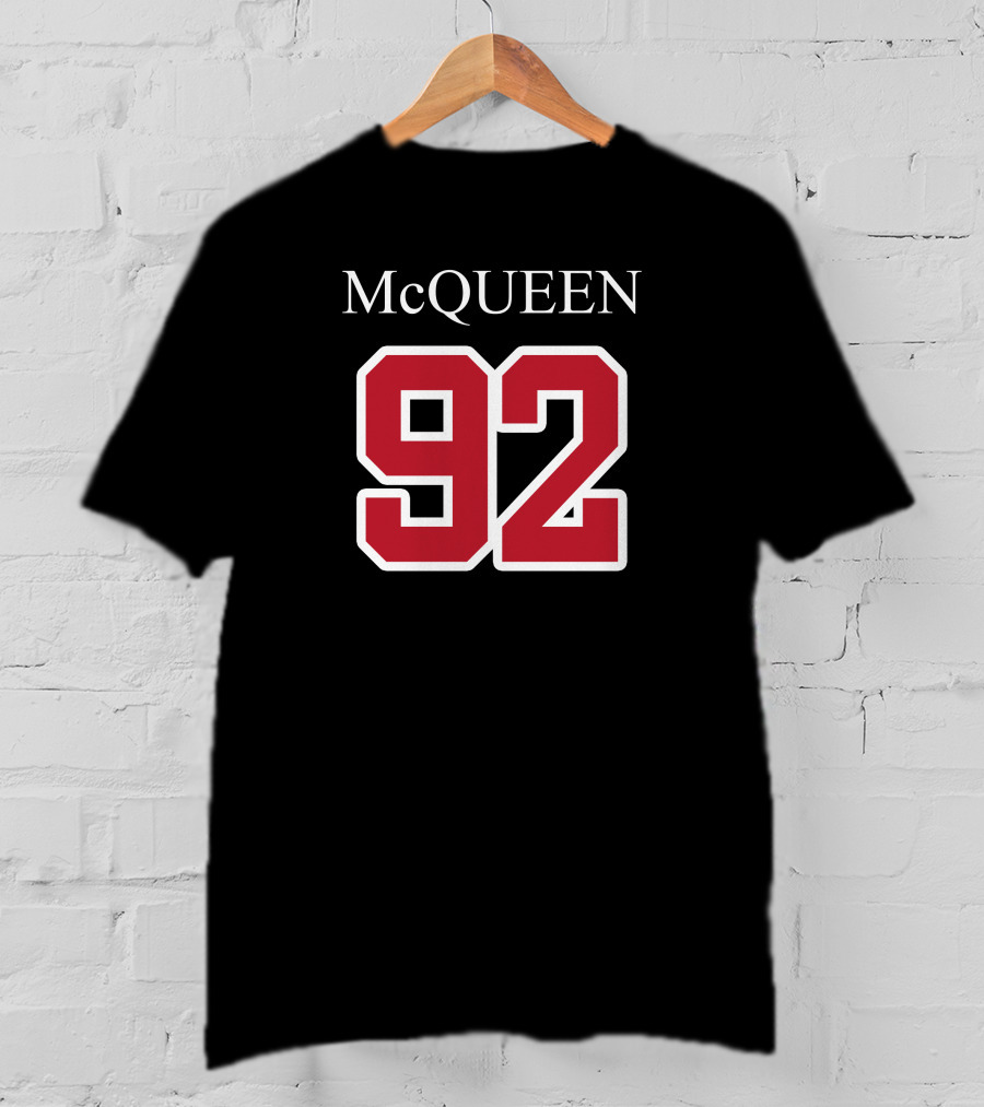 McQUEEN 92 Red Number T-Shirt