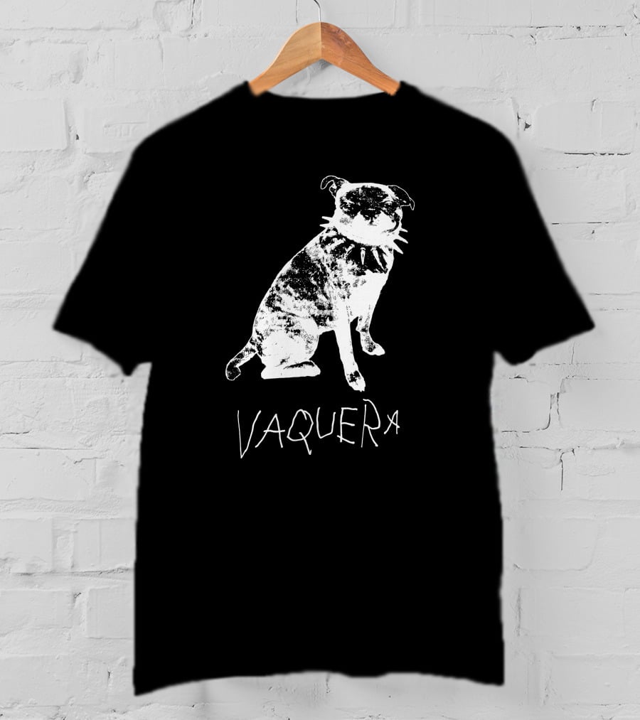 Vaquera Punk Dog Cowboy Hat Bandana Bold Attitude T-Shirt