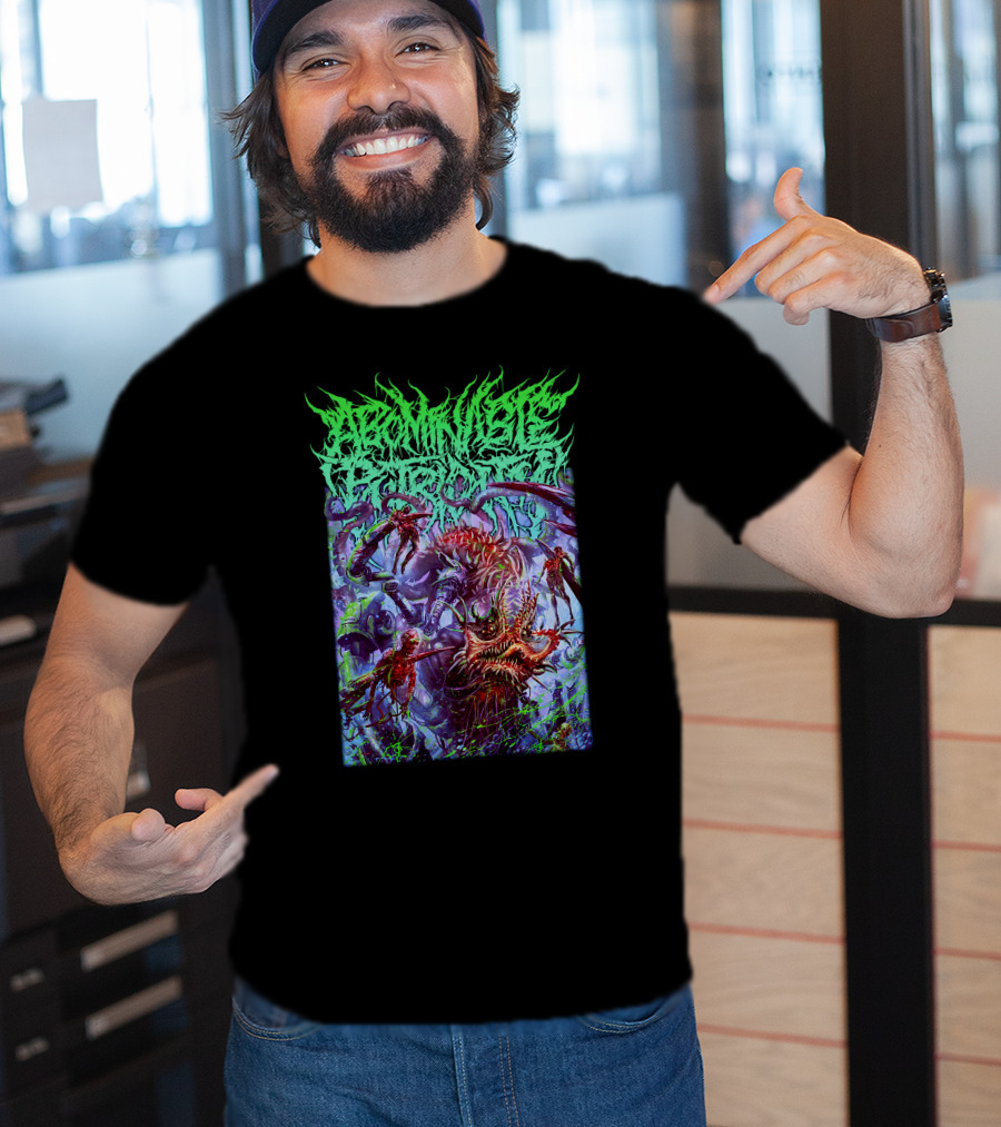 Grotesque Cybernetic Optimization Morbidly Unique Bio-Mechanical Horror Creature T-Shirt
