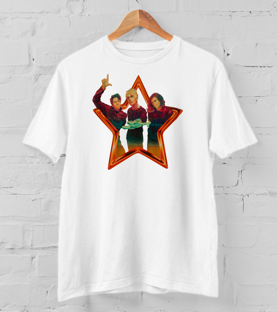Waterparks Band Star Frame Trio T-Shirt