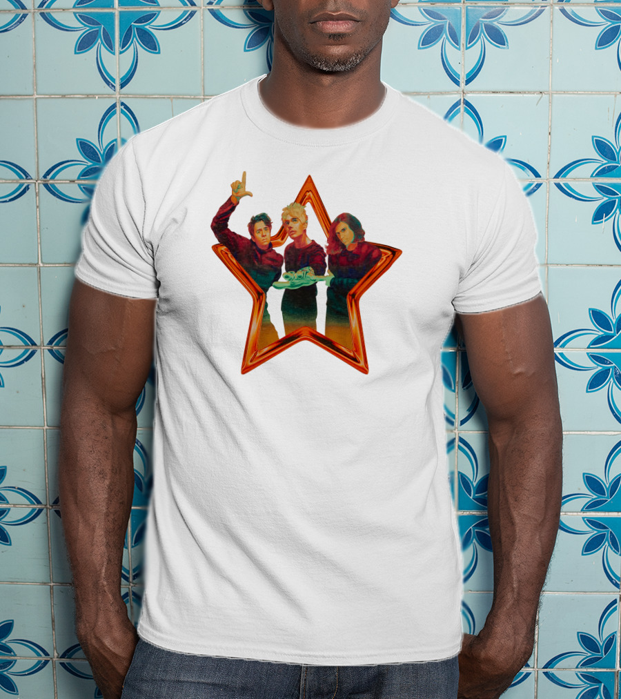 Waterparks Band Star Frame Trio T-Shirt