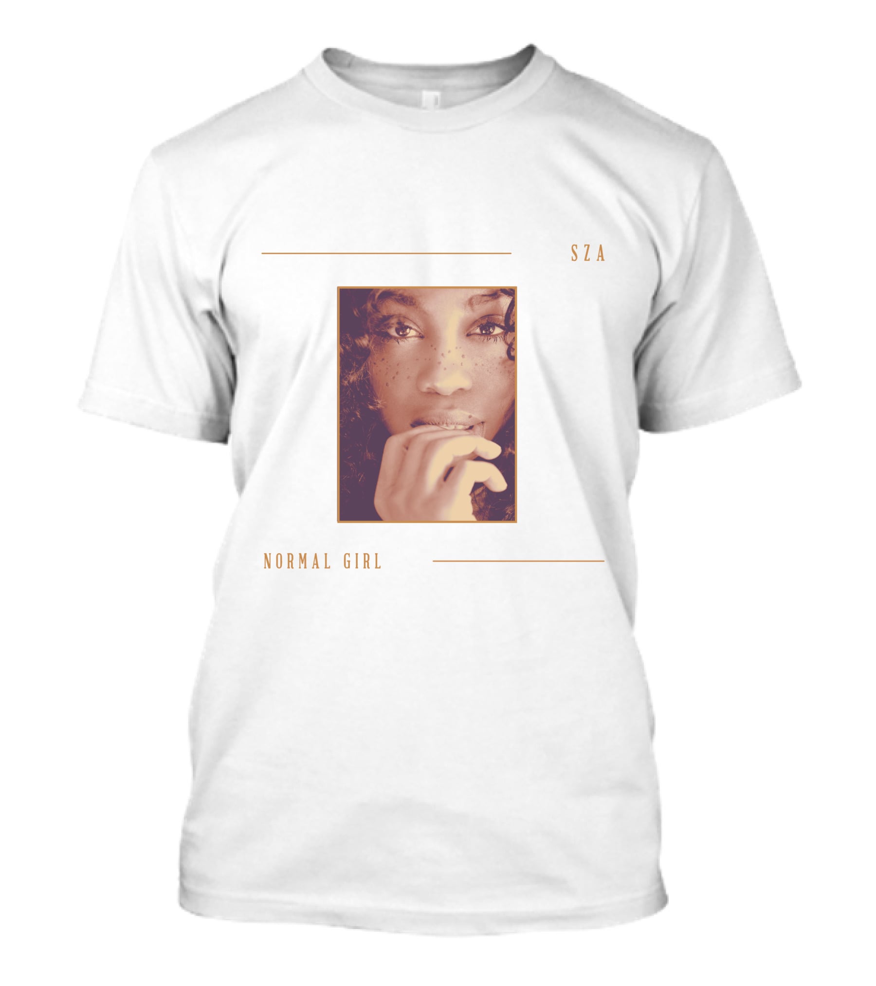 SZA Normal Girl American Vintage T-Shirt