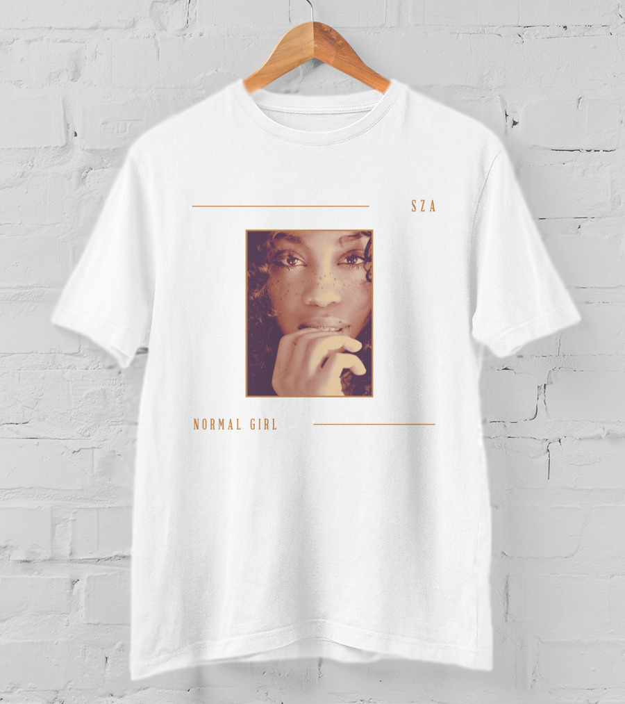 SZA Normal Girl American Vintage T-Shirt