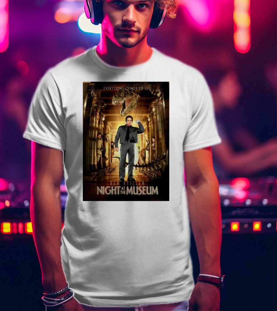 Night At The Museum Everything Comes To Life Ben Stiller T-Shirt