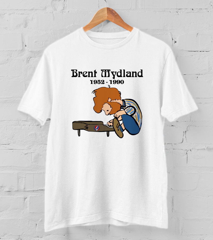 Peanuts X Grateful Dead Brent Mydland 1952 1990 T-Shirt