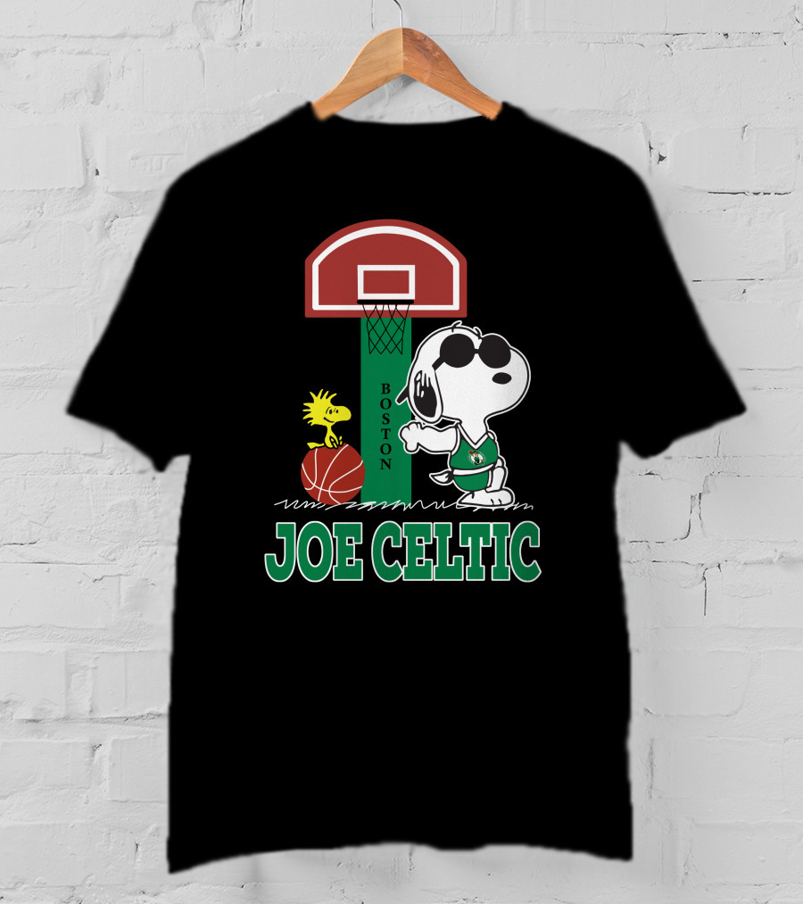 Snoopy Joe Celtic Boston Basketball Fan T-Shirt