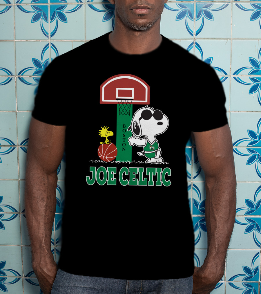 Snoopy Joe Celtic Boston Basketball Fan T-Shirt