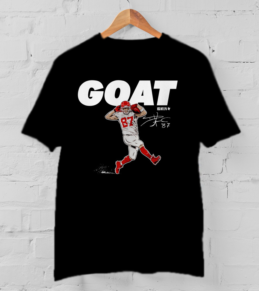 GOAT 87 NFLPA Kansas City Chiefs Te Signature T-Shirt