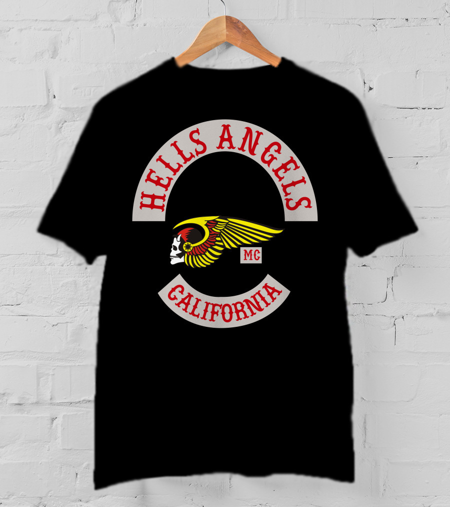 Hells Angels MC California Skull Wing T-Shirt