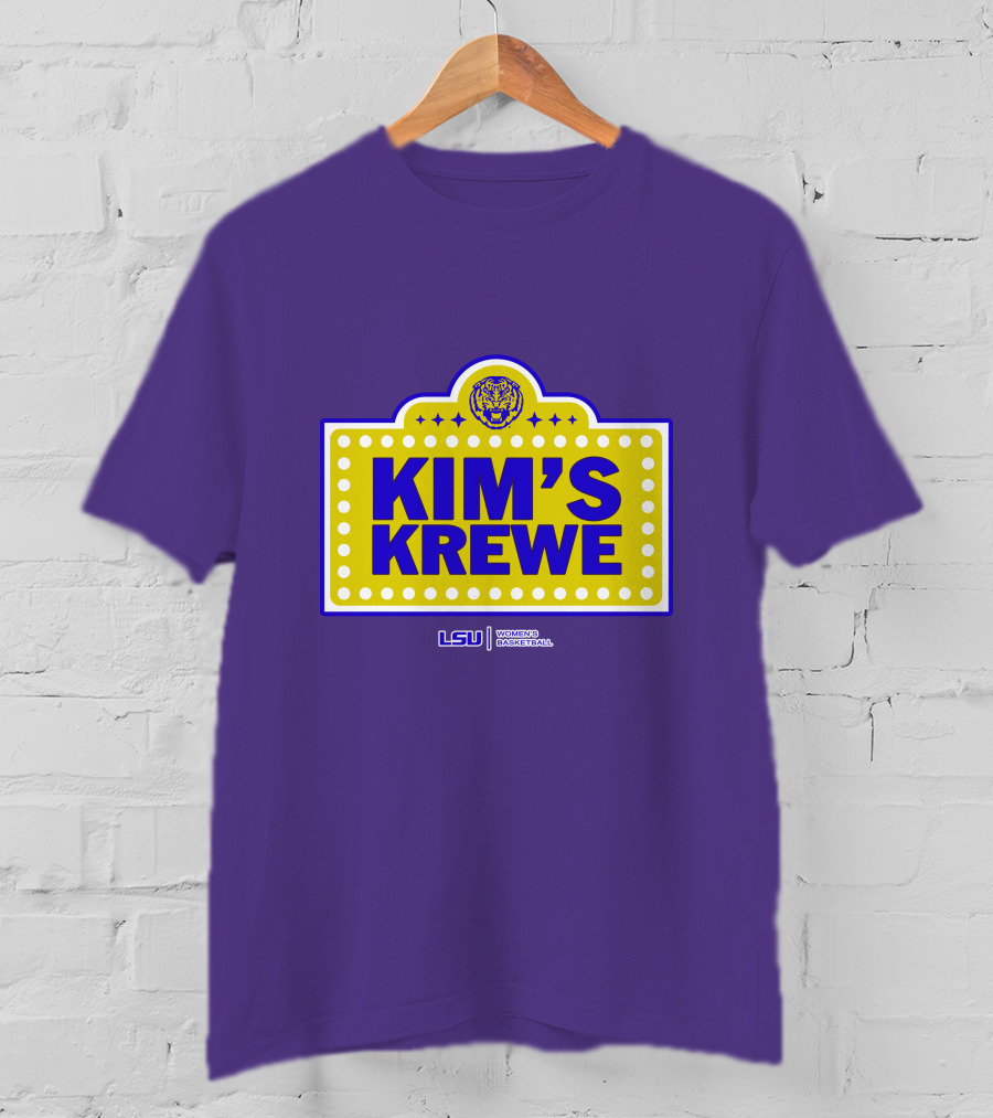 LSU Tigers Women's Basketball Kim's Krewe Featuring Iconic Tiger T-Shirt
